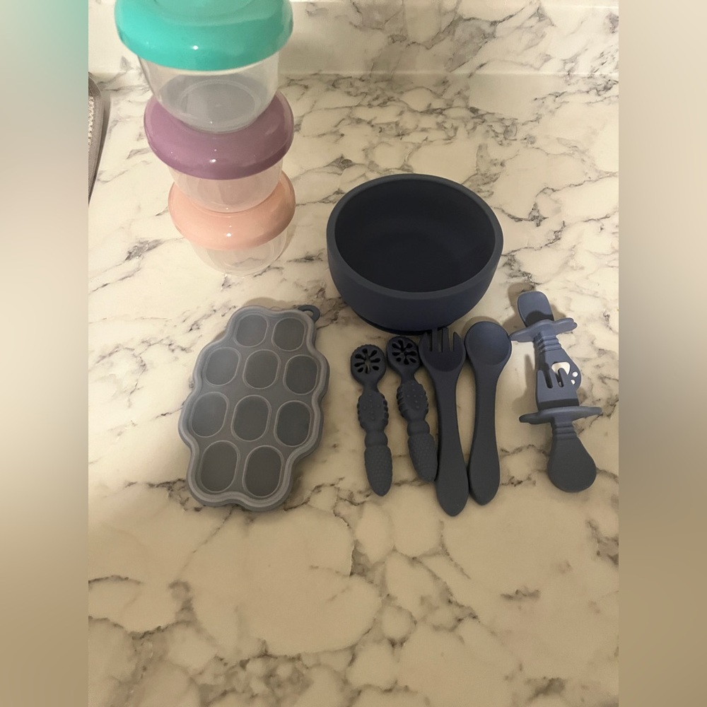 Kids Multi-Color Feeding Set - Picture 3 of 3